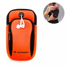 Wozinsky Wozinsky opaska na telefon do biegania armband pomarańczowa (WABOR1)