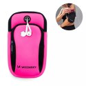 Wozinsky Wozinsky opaska na telefon do biegania armband różowa (WABPI1)