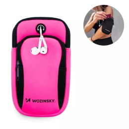 Wozinsky Wozinsky opaska na telefon do biegania armband różowa (WABPI1)