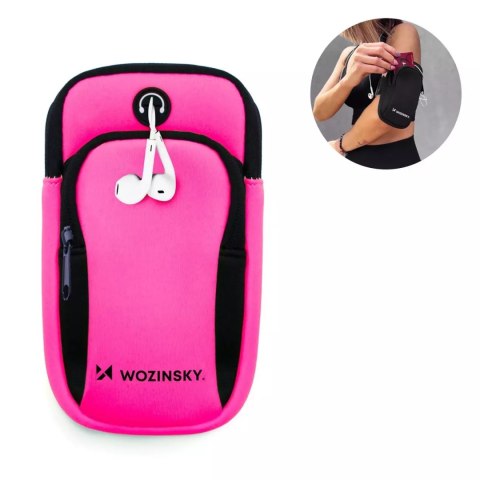 Wozinsky Wozinsky opaska na telefon do biegania armband różowa (WABPI1) Wozinsky Wozinsky opaska na telefon do biegania armband różowa (WABPI1)