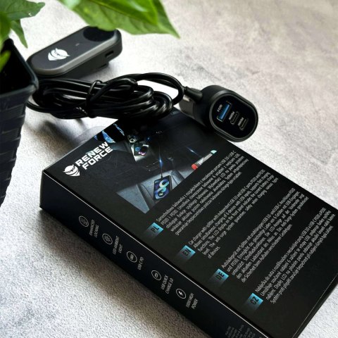 Marka niezdefiniowana Ładowarka samochodowa rozdzielacz 100W mocna 6xUSB do telefonu laptopa tabletu z 6 portami C79ACC USB-C Czarna Marka niezdefiniowana Ładowarka samochodowa rozdzielacz 100W mocna 6xUSB do telefonu laptopa tabletu z 6 portami C79ACC USB-C Czarna
