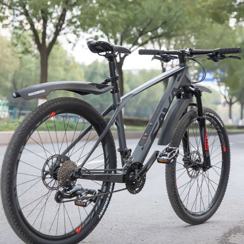 RockBros Błotniki rowerowe Rockbros DNB8001BK Przód Tył komplet 2szt. na rower światło światełko LED czarne RockBros Błotniki rowerowe Rockbros DNB8001BK Przód Tył komplet 2szt. na rower światło światełko LED czarne