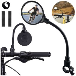 RockBros Lusterko rowerowe Rockbros FK-419 sferyczne wypukłe regulowane 360 czarne (1szt.)
