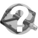RockBros Pedały do roweru rowerowe platformowe RockBros K203-BK metalowe MTB komplet 2szt Czarne