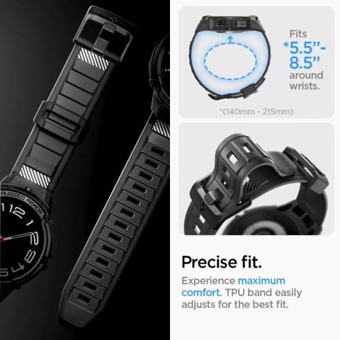 Spigen Etui Spigen Rugged Armor "Pro" do Samsung Galaxy Watch 6 Classic (47 mm) black Spigen Etui Spigen Rugged Armor "Pro" do Samsung Galaxy Watch 6 Classic (47 mm) black