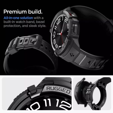 Spigen Etui Spigen Rugged Armor "Pro" do Samsung Galaxy Watch 6 Classic (47 mm) black Spigen Etui Spigen Rugged Armor "Pro" do Samsung Galaxy Watch 6 Classic (47 mm) black