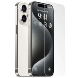 Tech-Protect 2x Szkło hartowane na ekran + szkło na obiektyw do Apple iPhone 15 Pro zestaw szkieł ochronnych Clear Set