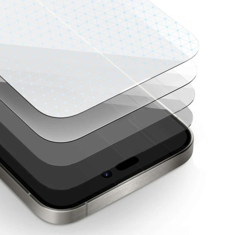 Tech-Protect 2x Szkło hartowane na ekran + szkło na obiektyw do Apple iPhone 15 Pro zestaw szkieł ochronnych Clear Set Tech-Protect 2x Szkło hartowane na ekran + szkło na obiektyw do Apple iPhone 15 Pro zestaw szkieł ochronnych Clear Set