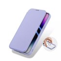 Dux Ducis Etui Dux Ducis Skin X Pro do Apple iPhone 15 Pro Max magnetyczny pokrowiec MagSafe z klapką - fioletowe