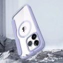 Dux Ducis Etui Dux Ducis Skin X Pro do Apple iPhone 15 Pro Max magnetyczny pokrowiec MagSafe z klapką - fioletowe