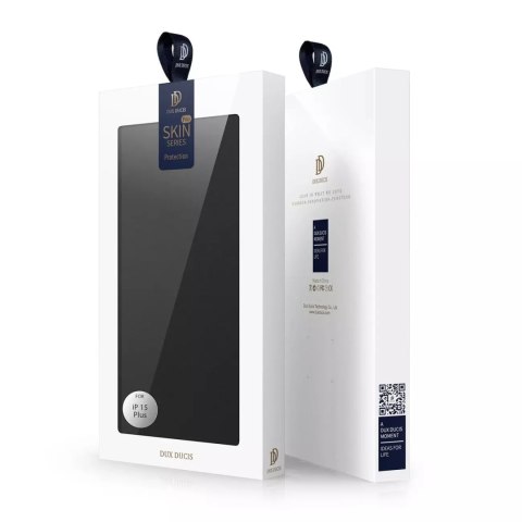 Dux Ducis Etui do iPhone 15 Plus pokrowiec z klapką i portfelem Dux Ducis Skin Pro - czarne Dux Ducis Etui do iPhone 15 Plus pokrowiec z klapką i portfelem Dux Ducis Skin Pro - czarne