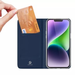 Dux Ducis Etui do iPhone 15 Plus pokrowiec z klapką i portfelem Dux Ducis Skin Pro - niebieskie
