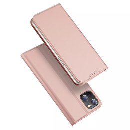 Dux Ducis Etui do iPhone 15 Plus pokrowiec z klapką i portfelem Dux Ducis Skin Pro - różowe