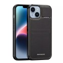 Dux Ducis Etui portfel z podstawką 3w1 do iPhone 15 MagSafe blokada RFID Dux Ducis Rafi Mag - czarne