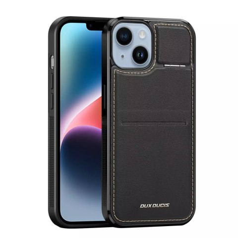 Dux Ducis Etui portfel z podstawką 3w1 do iPhone 15 MagSafe blokada RFID Dux Ducis Rafi Mag - czarne Dux Ducis Etui portfel z podstawką 3w1 do iPhone 15 MagSafe blokada RFID Dux Ducis Rafi Mag - czarne