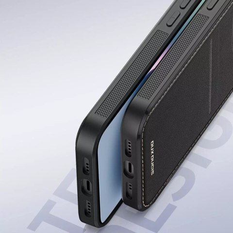 Dux Ducis Etui portfel z podstawką 3w1 do iPhone 15 MagSafe blokada RFID Dux Ducis Rafi Mag - czarne Dux Ducis Etui portfel z podstawką 3w1 do iPhone 15 MagSafe blokada RFID Dux Ducis Rafi Mag - czarne