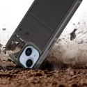 Dux Ducis Etui portfel z podstawką 3w1 do iPhone 15 MagSafe blokada RFID Dux Ducis Rafi Mag - czarne