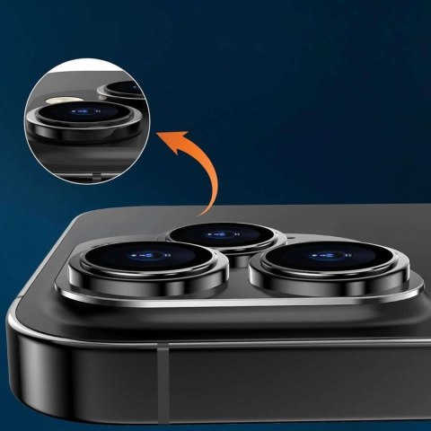Hofi Osłona aparatu Szkło hartowane Hofi Fullcam Pro+ do Apple iPhone 15 Pro / 15 Pro Max Czarny Hofi Osłona aparatu Szkło hartowane Hofi Fullcam Pro+ do Apple iPhone 15 Pro / 15 Pro Max Czarny